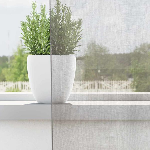 vidaXL Voile Curtains with Grommets 2 pcs Light Grey 140x225 cm