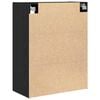 vidaXL Wall Cabinet Black Oak 69.5 x 34 x 90 cm Engineered Wood