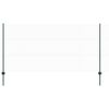 vidaXL Hexagonal Fence with Post 50 x 1.2 m PVC-Coated Steel Green