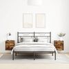 vidaXL Wall-mounted Bedside Cabinets 2 pcs Smoked Oak 38x34x40 cm