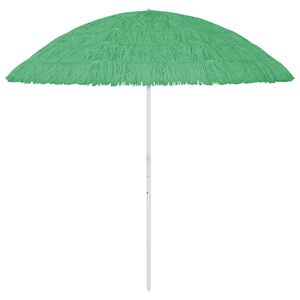 vidaXL Hawaii Beach Parasol Green 300 cm