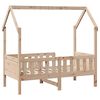 vidaXL Kids' House Bed Frame without Mattress 80x160 cm Pine