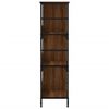 vidaXL Bookshelf Brown Oak 78.5x33x117.5 cm Engineered Wood
