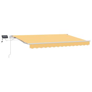 vidaXL Retractable Awning Sand 400 x 300 cm Fabric and Aluminium
