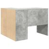vidaXL Corner Desk with Drawer Concrete Grey 102 x 88 x 75 cm