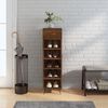 vidaXL Shoe Cabinet Brown Oak 30x35x105 cm Engineered Wood