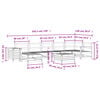 vidaXL 9 Piece Garden Sofa Set White Solid Wood Pine