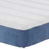 vidaXL Bed Mattress with Mattress Blue 100 x 200 cm Fabric