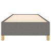 vidaXL Bed Frame without Mattress Dark Grey 90x190 cm Single Single Fabric