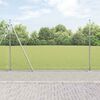 vidaXL Fence Post Silver 10 x 1.6 m (25 x 25 mm mesh) Steel