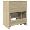 vidaXL Dressing Table and Stool Sonoma Oak 60x40x113.5 cm
