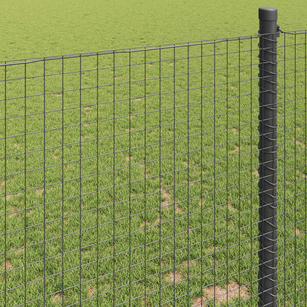 vidaXL Welded Wire Fence Green 0.8 x 10 m