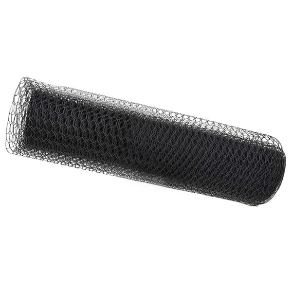 vidaXL Hexagon Fence Grey 0.4 x 50 m Steel