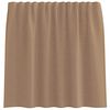 vidaXL Voile Curtains with Rod Pockets 2 pcs Light Brown