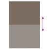 vidaXL Roller Blind Blackout Coffee 150x210 cm Fabric Width 146.6 cm Polyester