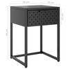 vidaXL Nightstand Anthracite 38x35x54 cm Steel