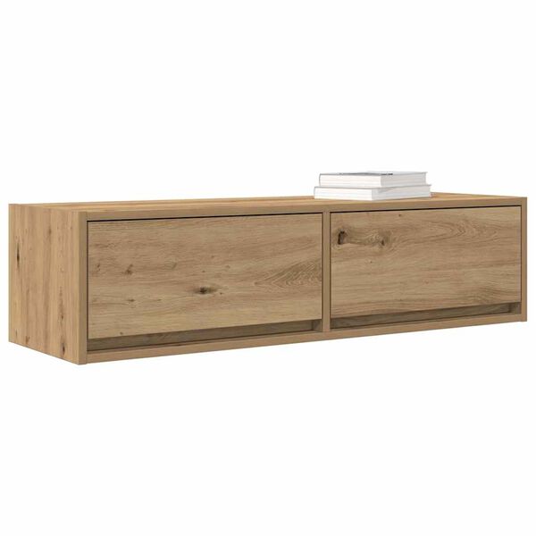 vidaXL TV Cabinet Artisan oak 100 x 31 x 25.5 cm Engineered wood