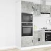 vidaXL Oven Cabinets 2 pcs Porto Concrete Grey Engineered Wood