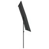 vidaXL Garden Parasol with Aluminium Pole 2x1.5 m Anthracite