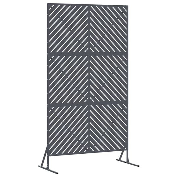 vidaXL Privacy Screen Anthracite 100 x 50 x 180 cm Steel