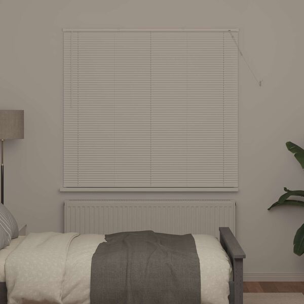 vidaXL Venetian Blind Manual Adjustable White 150 x 150 cm PVC