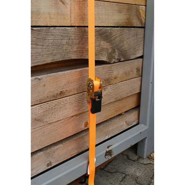 Kerbl Four Piece Tie Down Strap with Ratchet Set 5 m 500 kg 37991