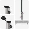 vidaXL Umbrella Base Light Grey 45x25x8.3 cm Granite