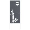 vidaXL Garden Privacy Screen Anthracite 50 x 140 cm Cold-rolled steel