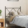 vidaXL Metal Replace Headboard White 75cm