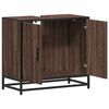 vidaXL Bathroom Sink Cabinet Brown Oak 65x33x60 cm Engineered Wood