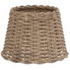 vidaXL Lamp Shade Brown &Oslash;30x20 cm Wicker