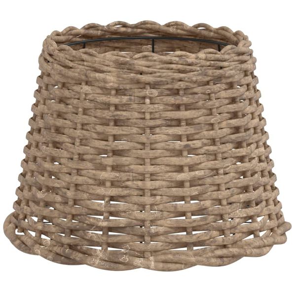 vidaXL Lamp Shade Brown &Oslash;30x20 cm Wicker