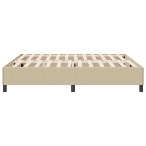 vidaXL Platform Bed Frame Grey Green 180 x 200 cm Fabric