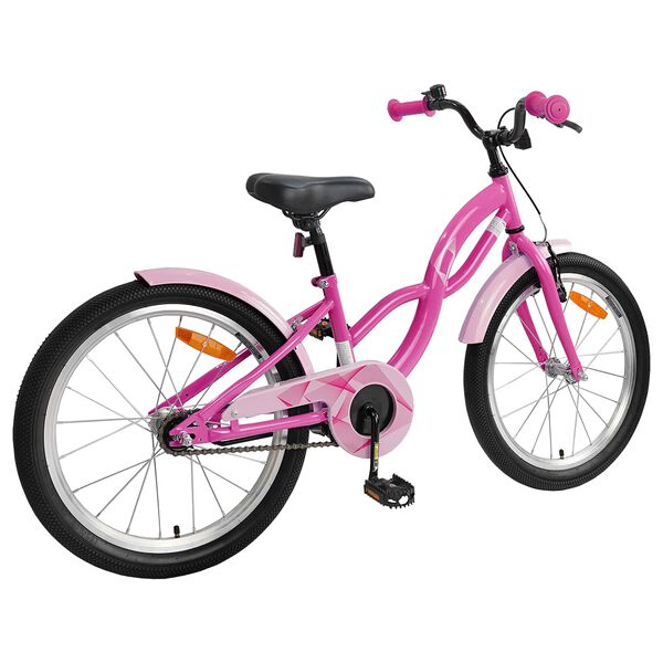 vidaXL Kids Bike 20'' for 6-11 Years Old Dark Pink