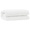 vidaXL Duvet Set with Pillow 2 pcs White Microfibre