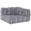 vidaXL Modular Corner Sofa Grey Print 70 x 70 x 56 cm Fabric