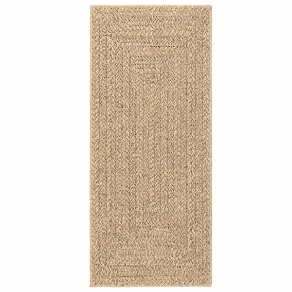vidaXL Rug ZIZUR 80x200 cm Jute Look Indoor and Outdoor