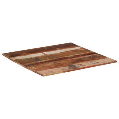 vidaXL Square Table Top 80x80 cm 15-16 mm Solid Reclaimed Wood
