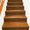 vidaXL Stair Nosings 10 pcs Brown 67 cm Aluminium