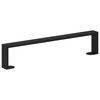 vidaXL Furniture Feet 2 pcs Black 48.1 x 4 x 10 mm Iron