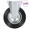 vidaXL 16 pcs Fixed Casters 200 mm