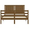 vidaXL Bed Frame without Mattress Honey Brown 140x190 cm Solid Wood