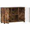 vidaXL Sideboard with Shelf FLORIN Smoked Oak 88.5 x 30.5 x 55.5 cm