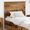 vidaXL Headboard with Headboard Old Wood 90 cm Engineered Wood