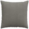 vidaXL Sofa Pillows 2 pcs Light Grey 80 x 80 cm Corduroy Fabric