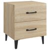 vidaXL Bedside Cabinets 2 pcs Sonoma Oak 40x35x47.5 cm