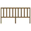 vidaXL Bed Headboard Honey Brown 206x4x100 cm Solid Wood Pine