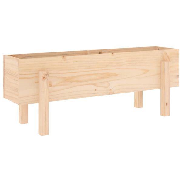 vidaXL Garden Raised Bed 101x30x38 cm Solid Wood Pine