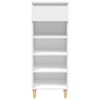 vidaXL Shoe Cabinet White 40x36x105 cm Engineered Wood