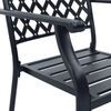 vidaXL Stackable Outdoor Chairs 2 pcs Steel Anthracite